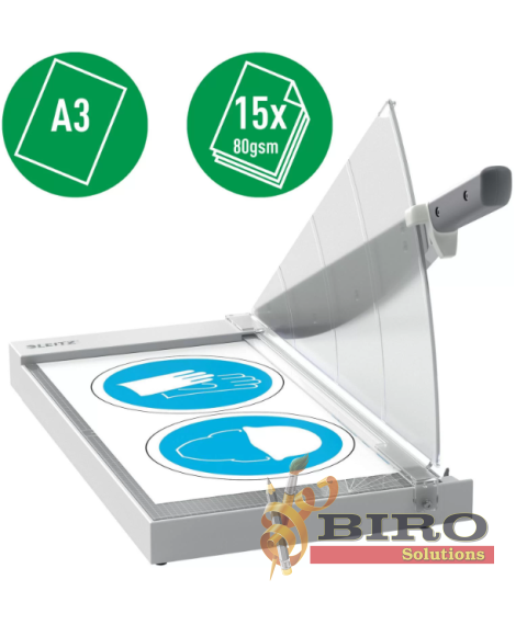 Ghilotina LEITZ Office Precision, A3, 15 foi, gri